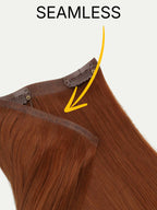 16" Rich Copper Auburn Seamless Clip-ins (140g)