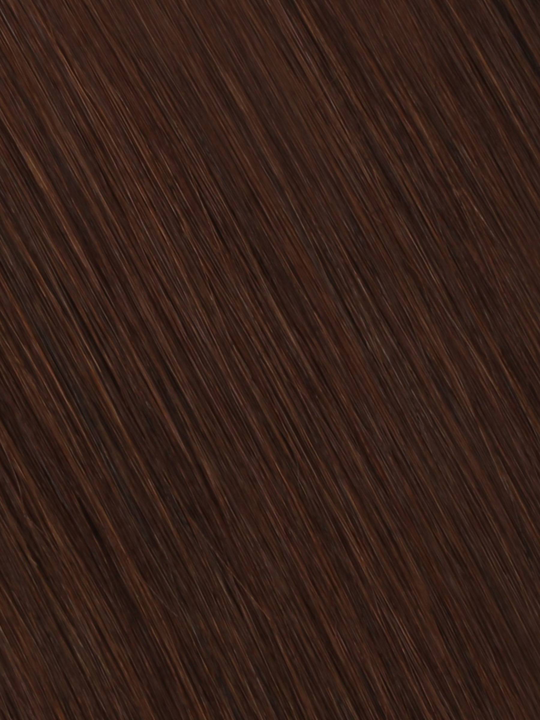 16" Dark Brown Invisible Clip-ins (140g)