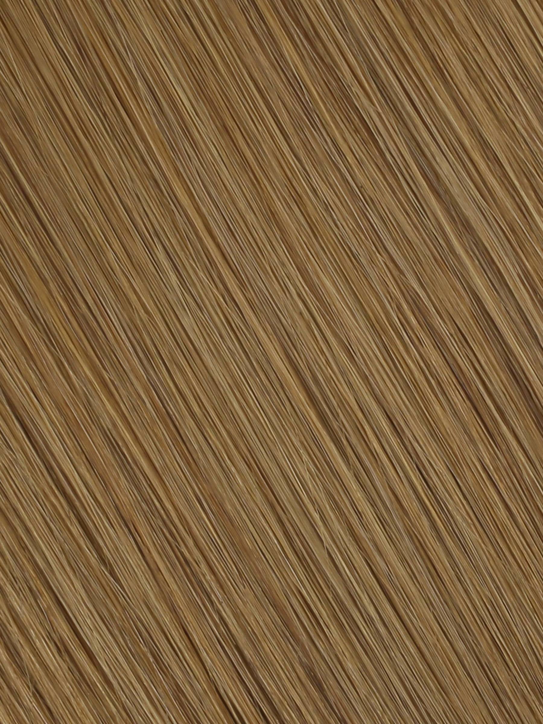 16" Medium Chestnut Brown Seamless Clip-ins (140g)