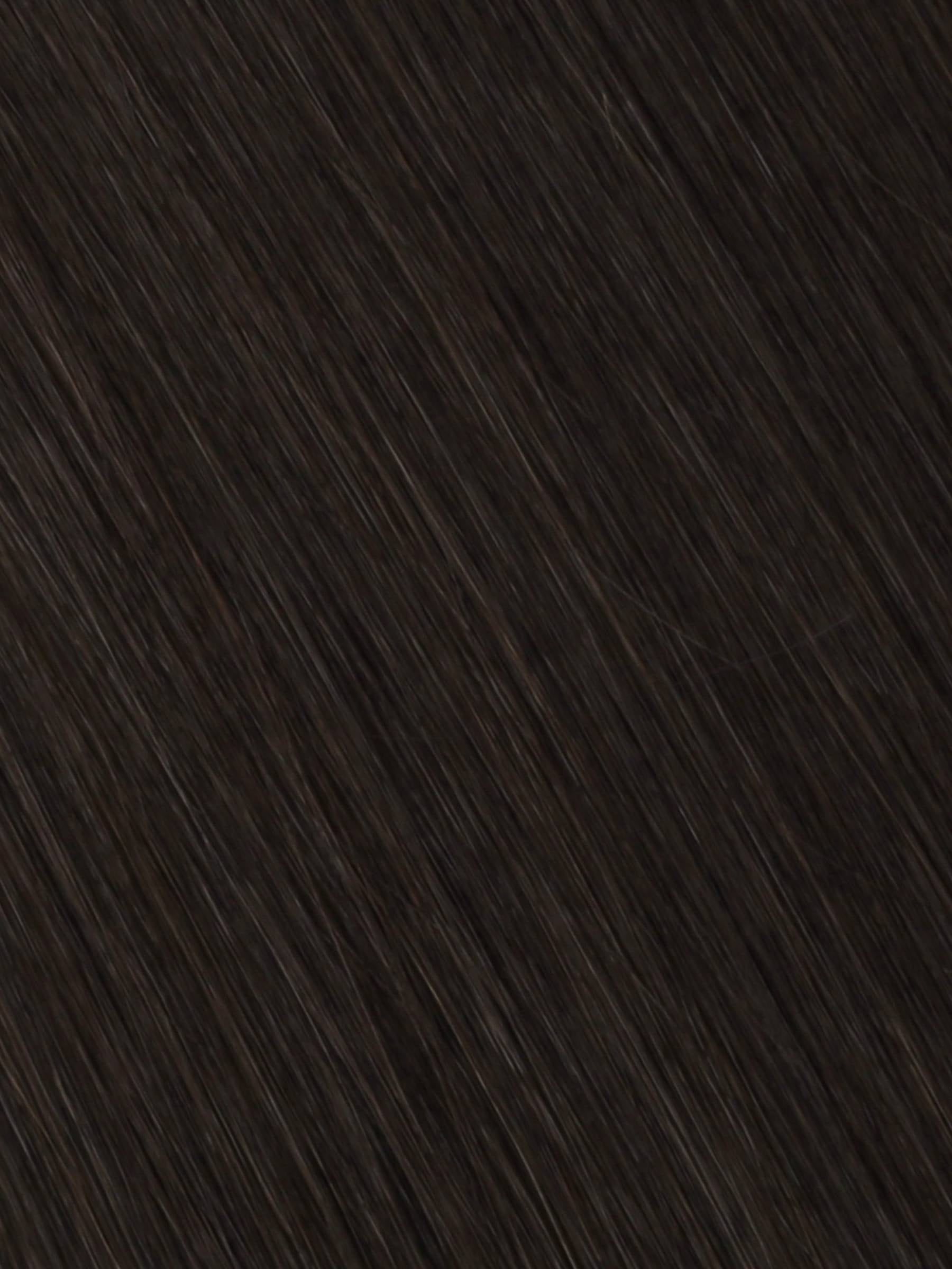 16" Off Black Invisible Clip-ins (140g)