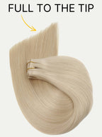 16" Platinum Blonde Seamless Clip-ins (140g)