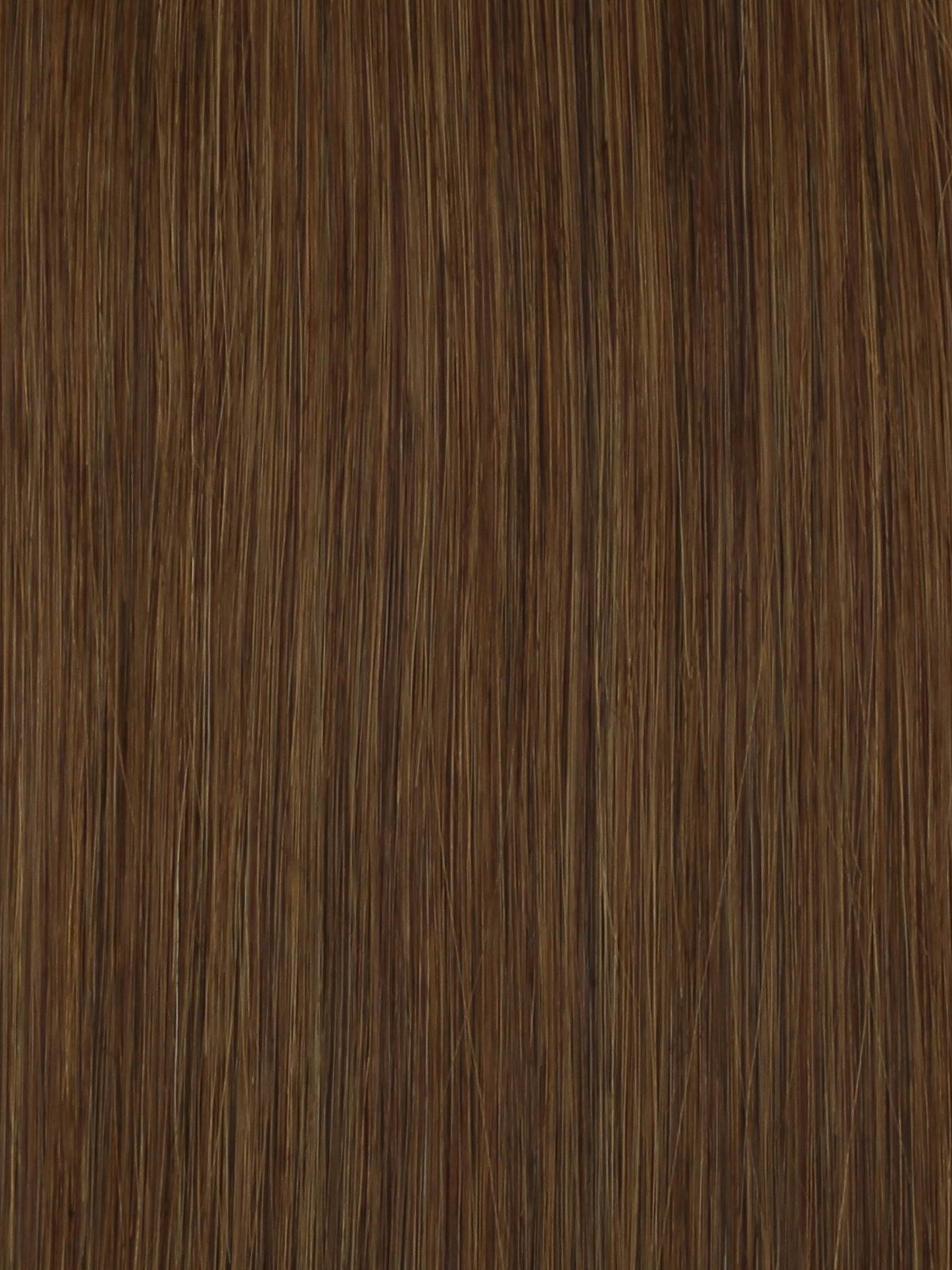 16" Chocolate Brown Seamless Clip-ins (140g)