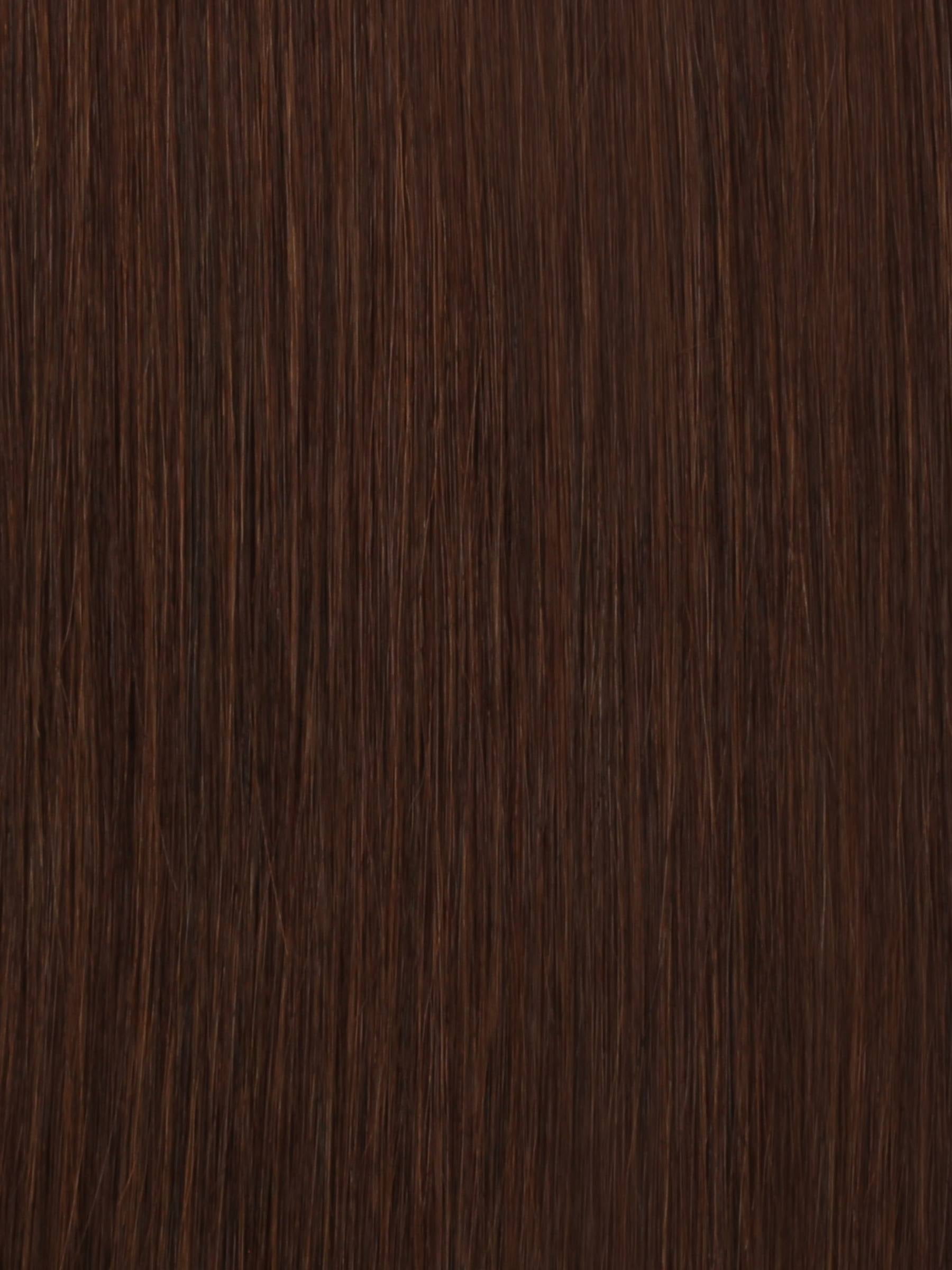 16" Dark Brown Seamless Clip-ins (140g)