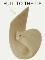 16" Warm Honey Blonde Invisible Clip-ins (140g)